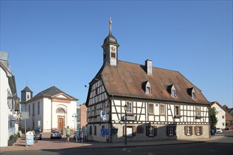 Old Town Hall with St. Francis Am Kirchplatz in Kelkheim