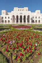 Flower garden at Royal Opera House Muscat