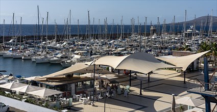 Yachts in the harbour of Puerto Calero