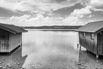 Boathouses at Lake Kochel