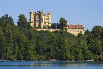 Hohenschwangau Castle on the Alpsee