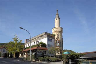 Schloesschen wine tavern with tower