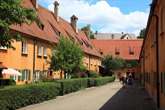 Fuggerei in Augsburg is the oldest existing social settlement in the world