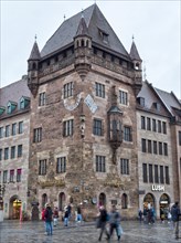 Medieval residential tower Nassauer Haus or Schluesselfeldersche Stiftungshaus