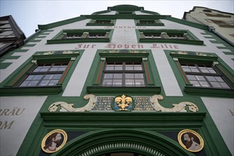 Facade of the Zur Hohen Lilie Inn