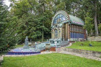 Fountain house at the Ernst Fuchs Museum