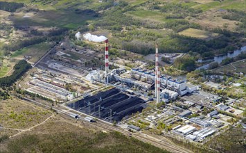 Aerial view of Unteroder power station