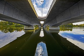 Bridge of the B 54 over the Aasee