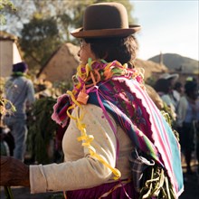 Atacama plateau desert carnival tradition traditional costume Latin America America animated Bolivian Bolivia custom customs colourful crowded diverse colourful colourful colourful carnival carnival c...