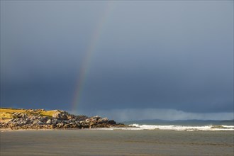 Rainbow on Achnahaird Beach