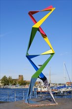 Steel sculpture Helix by Joerg Plickat