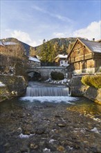 Houses and meat bridge in Mauterndorf