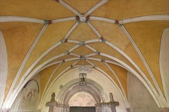 Ceiling vault in the vestibule of the monastery church