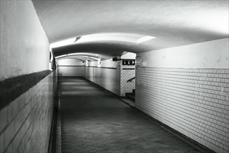 Subway in a railway station in Copenhagen