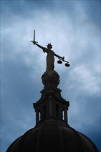 Lady Justice Statue on the Old Bailey