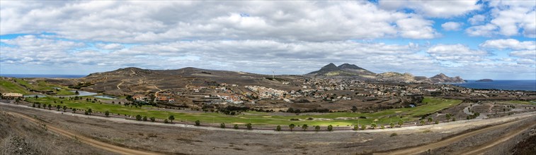 Golf Course Panorama Island Porta Santo Portugal