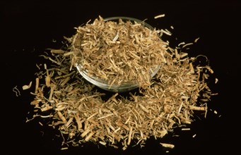 Natural remedy dried couch grass