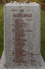 Memorial stone from 1952