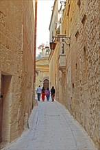 Globigerine limestone alley
