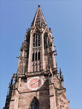 116 metres high tower of the Freiburg Cathedral