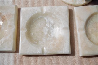 Set of marble stone ashtrays for sale in view
