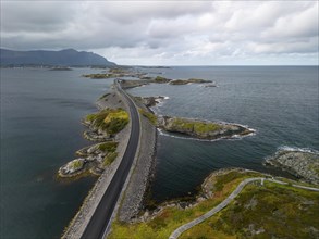Aerial view of the Atlantic Road
