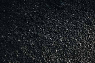 Stone asphalt texture background black granite gravel