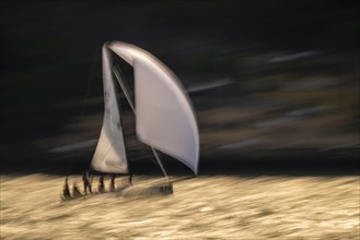 Sailboat as a pull-along