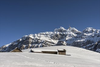 Alpstein massif with Saentis
