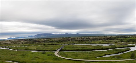 Landscape in Pingvellir National Park