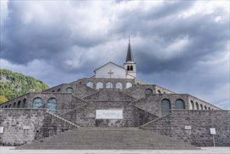 Italian Ossuary and Church of St. Anton above Kobarid