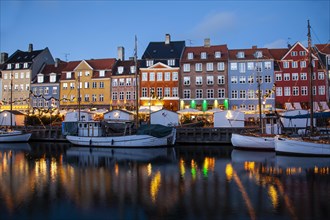 Nyhavn Canal at sunset