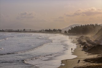 Hazy light over the beach of Fort Dauphin