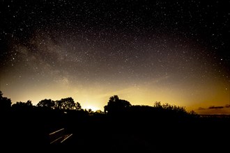 Starry sky on the dyke of the Duemmer