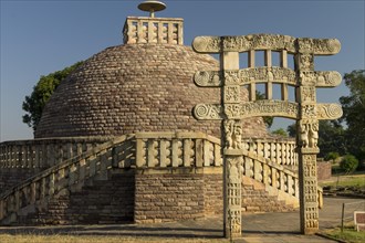 Stupa 3 with a single torana