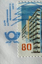 Cancelled German stamp 85 cents