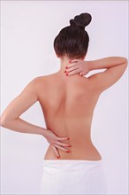 Woman with a sore back