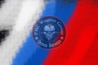 Logo of the Russian private mercenary group Wagner)