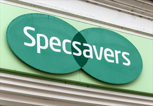 Shop store sign for Specsavers