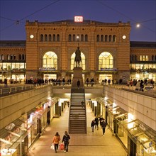 Bahnhofstrasse in the evening
