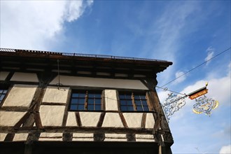 Half-timbered house is a historical sight in the city of Ravensburg. Ravensburg