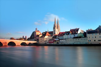 Regensburg with the Stone Bridge