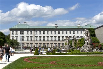 Mirabell Palace with Mirabell Gardens