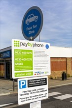 Pay By Phone parking sign