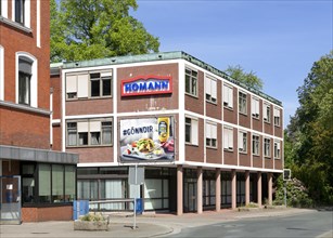 Factory facilities and administration building of the food production Homann Feinkost