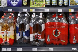 Sales shelf for beverage bottles