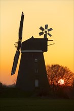 Breber windmill at sunset