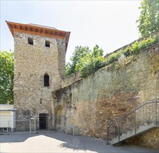 Metzgerturm or Witches Tower of the medieval town fortifications