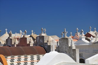 Graves in the cemetery of Bonifacio