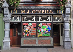 Pub. Lounge and sports bar M.J. ONeill